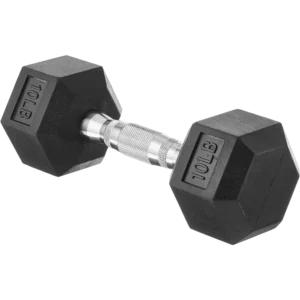 Amazon Basics Rubber Encased Hex Dumbbells