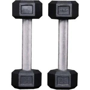 REP Fitness Rubber Hex Dumbbells