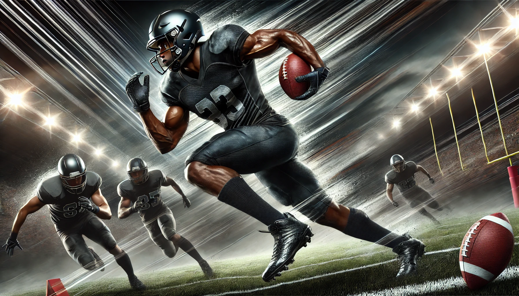 Black Football Player